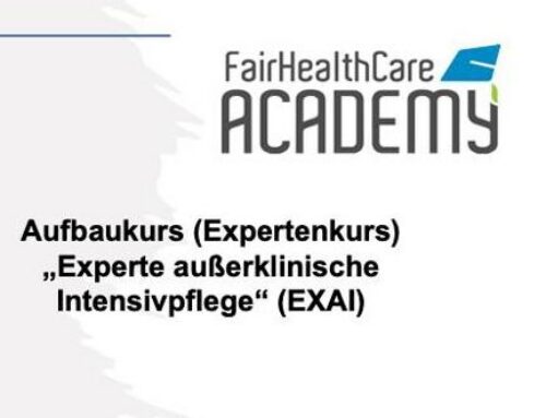 Aufbaukurs zum „Pflegeexperte für außerklinische Intensivpflege“ – Juli 2026 bis November 2026 (EXAI02-26) in Stuttgart